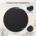 Black round Mirror for over Sink 24-Inch, Circle Bathroom Mirror, Metal Frame Vanity Mirror, Modern Wall Mirror for Entryway Living Room