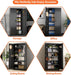 SeventyOne Inch IndustrialGrade Lockable Metal Cabinet Black
