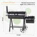 Heavy Duty Outdoor Smoker,Extra Large Cooking Area(941 Sq.In. in Total) Offset Smoker, Best Charcoal Smoker and Grill Combo for Outdoor Garden Patio and Backyard Cooking
