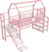 Twin IndustrialStrength Loft Bed With Integrated Slide