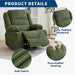 Rocking Recliner Chair for Adults Wide 360° Swivel Rocker Recliner