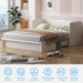 Queen Murphy Cabinet Bed With WhiteHighGlossFinish Mattress