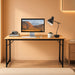 Computer Desk,47.2 Inches Home Office Desk Writing Study Table Modern Simple Style PC Desk with Metal Frame，Nature