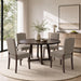 Upholstered Dining Chairs Set of 4 with Thickened Seat Cushion