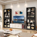 73.6" Tall Narrow Bookshelf with Drawer for Display, 19.7" Wide
