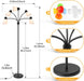 LED Floor Lamp, Medusa Multi Head Modern Tall, Rustic Adjustable Reading Standing Light for Living/Kids Room, Bedroom, Black