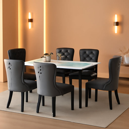 Dining Chairs Set of 4, Upholstered High-End Tufted Dining Room Chair