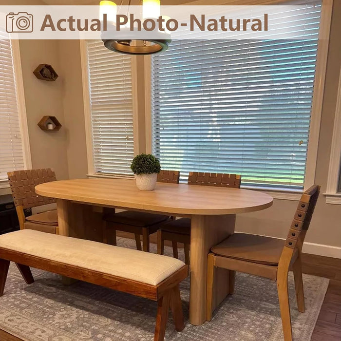 Oval Dining Table Seats SixToEight NaturalFinishOak