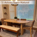 Oval Dining Table Seats SixToEight NaturalFinishOak