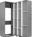 Queen Murphy Wall Bed With HiddenRotatingStorageUnit