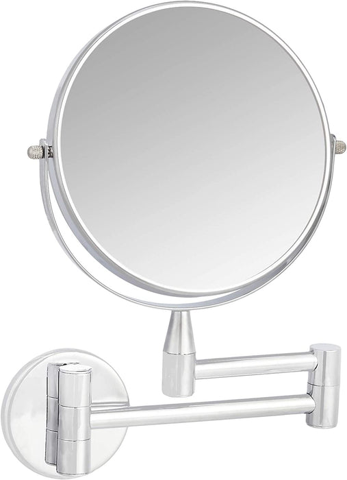 Wall Mounted Mirror 1X 5X Magnification PolishedChrome