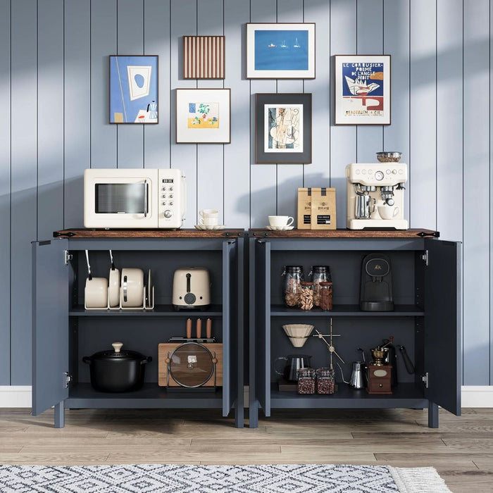 32" Sideboard Buffet Cabinet with Storage, Coffee Bar Cabinet