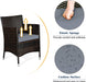 8PCS Rattan Patio Furniture Set