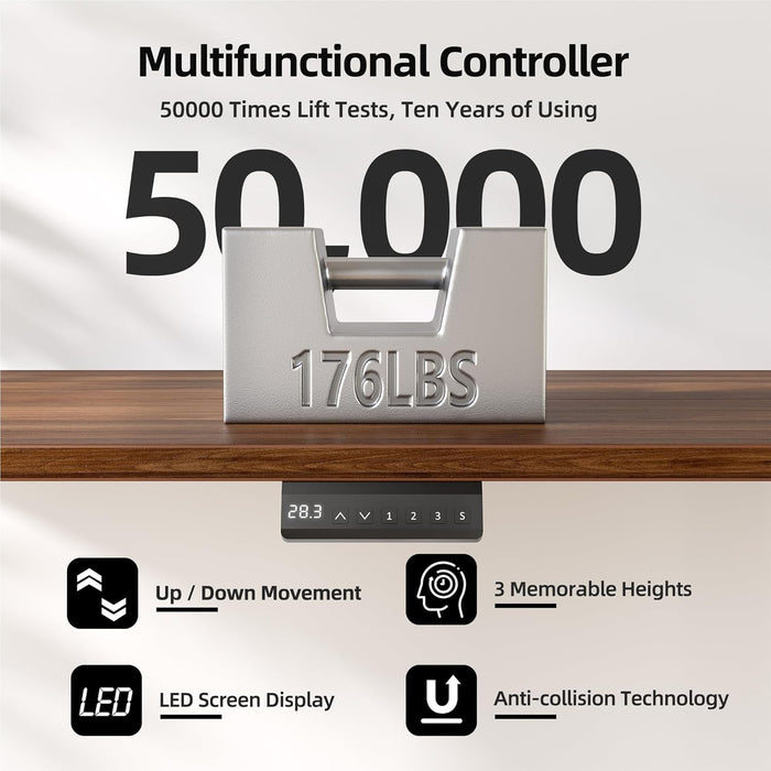 Adjustable Electric Standing Desk for Home Office Use - ShipItFurniture