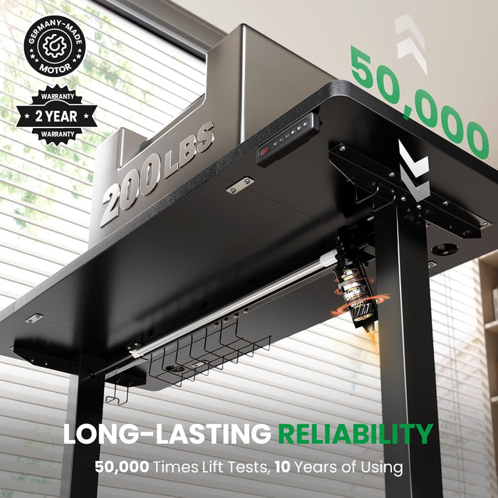 Adjustable Electric Standing Desk with Memory Presets - ShipItFurniture