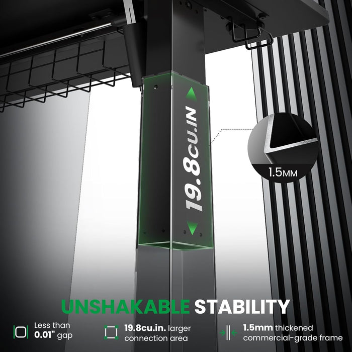 Adjustable Electric Standing Desk with Memory Presets - ShipItFurniture