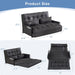 Adjustable Folding Floor Sofa Bed with Five Positions - ShipItFurniture