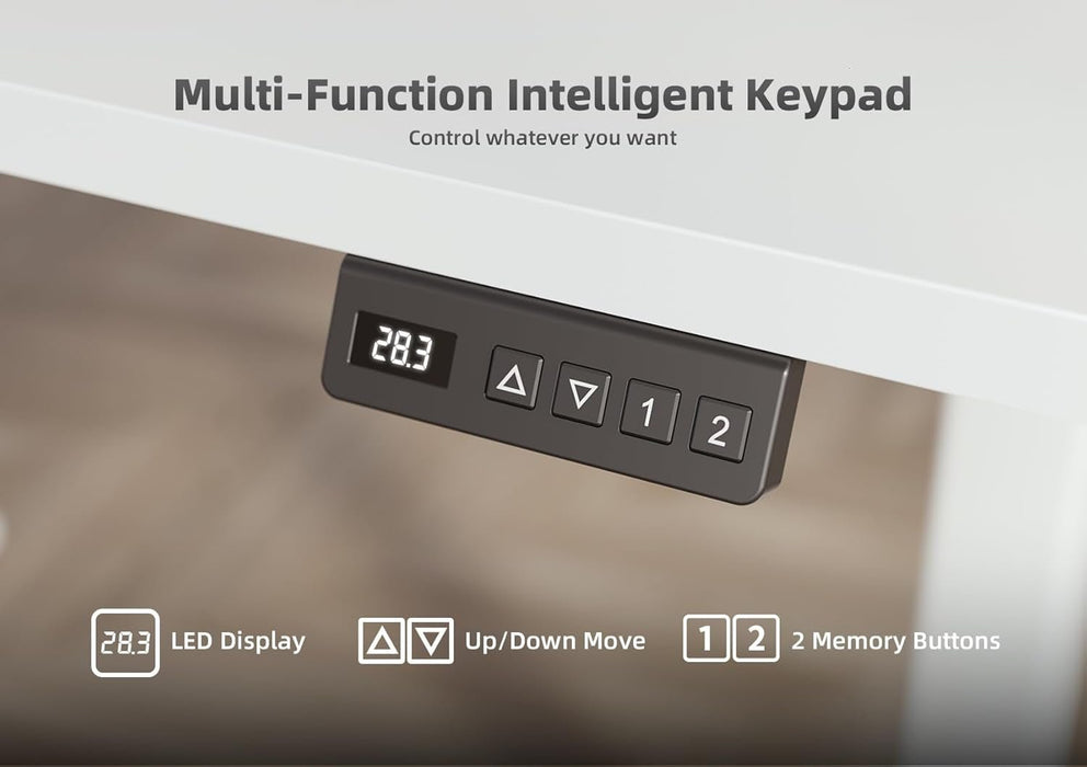 Adjustable Height Electric Standing Desk for Home Office - ShipItFurniture