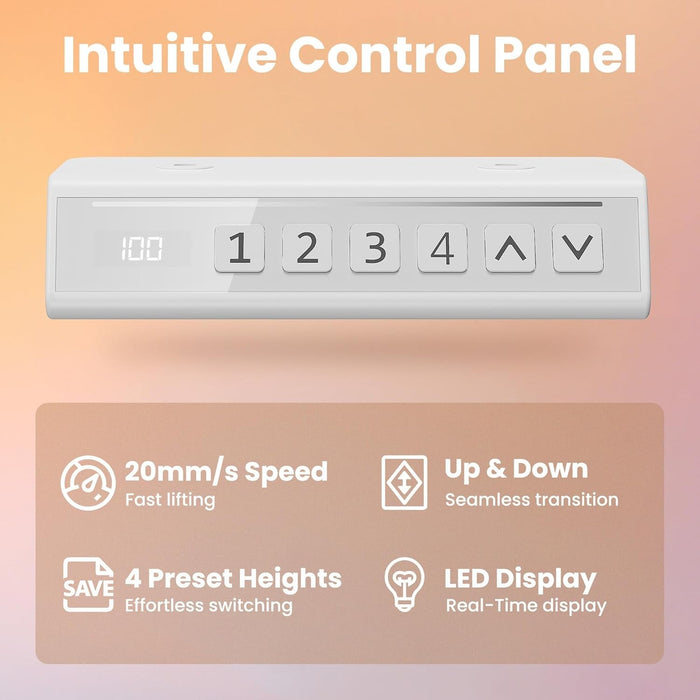 Adjustable Height Electric Standing Desk with Memory Settings - ShipItFurniture
