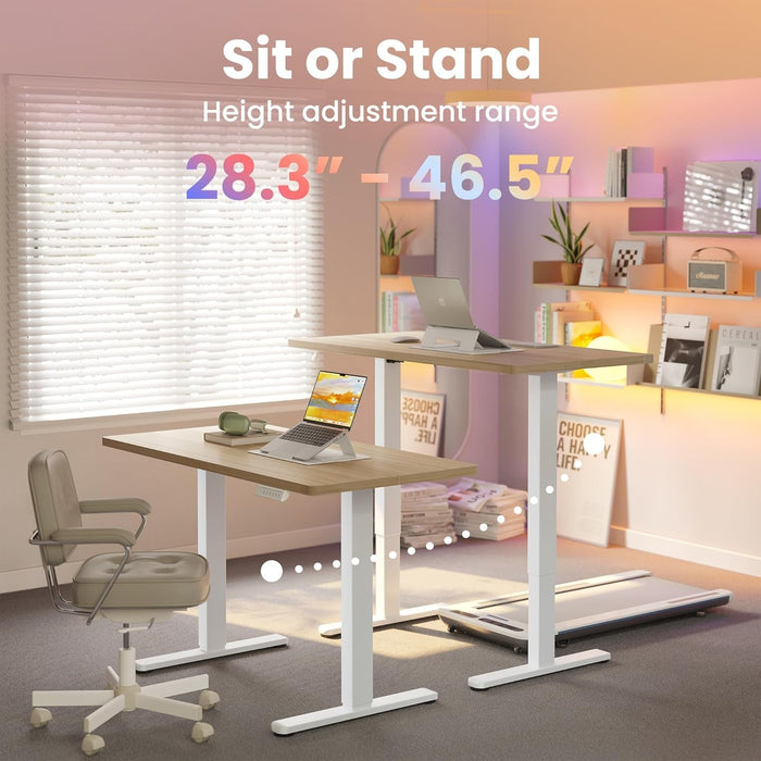 Adjustable Height Electric Standing Desk with Memory Settings - ShipItFurniture