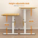 Adjustable Height Manual Standing Desk for Home Office - ShipItFurniture