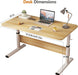 Adjustable Height Manual Standing Desk for Home Office - ShipItFurniture