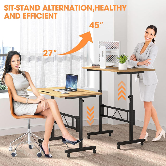 Adjustable Height Portable Standing Desk for Home Office - ShipItFurniture
