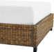 Queen Size Panel Bed with Headboard, Footboard, Platform, Wooden Slats in Wood, in Natural, No Box Spring Needed, Easy Assembly, up to 600 Lbs Weight Capacity