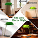 EmeraldGreen Bankers Desk Lamp CastIron Base Swivel