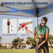 CROWN SHADES Gazebo 10X10 Pop up Canopy with Mosquito Netting, Screen Tent with 4 Ropes, 8 Stakes, 4 Sandbags and Wheeled Storage Bag, Canopy for Patio & Backyard Parties,Camping&Events -(Coffee)