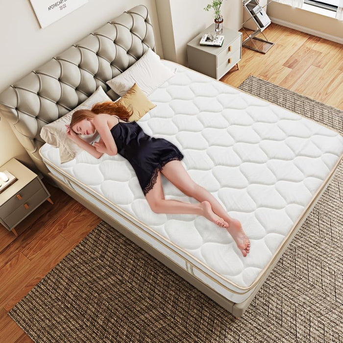 King Hybrid Mattress Twelve Inches CertipurUS MemoryFoam