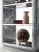 Aluminum Aviator Industrial Metal Bookcase - Silver Home Office Furniture
