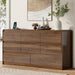 8 Drawer Dresser for Bedroom, 55"Chest of Drawer with Power Outlet