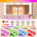 Vanity Desk with Mirror & RGB Lights, White Makeup Vanity Table with 2 Transparent Top Large Drawers & RGB Cabinet, Vanity Desk with LED Lighted Mirror 3 Colors, Power Outlets, Flip-Up Drawer