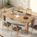 Extendable Dining Tables for 4-10, Modern Farmhouse Kitchen Table
