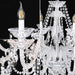 Clear K9 Crystal Chandelier 15 Light Pendant Lighting Fixture for Dining Room Living Room Bedroom Hallway Entryway Elegant Ceiling Lamp E12 Clear