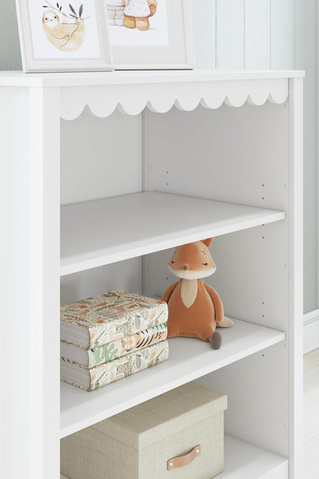 White 3-Tier Freestanding Bookcase With Adjustable Shelves