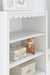 White 3-Tier Freestanding Bookcase With Adjustable Shelves