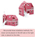 Pink CastleStyled Loft Bed With Slide PlayhouseTower