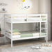IndustrialStrength SolidWood Twin Over Twin Bunk Bed
