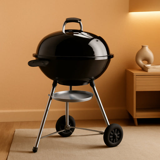 Jumbo Joe Premium Charcoal Grill for Outdoor Cooking and BBQ, 22-Inch, Black