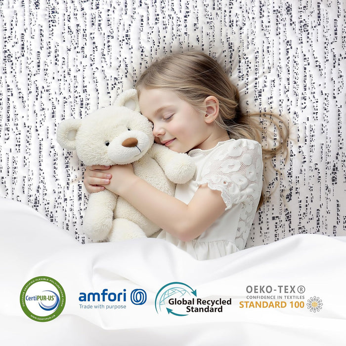 Memory Foam Mattress Topper King Cooling Mattress Topper 4 Inch for Hot Sleepers, Pressure Relieving Mattress Pads Breathable Bed Toppers with Removable Washable Cover