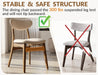 Wooden Dining Chairs Set of 4, Farmhouse Kitchen Chairs