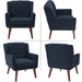 Comfy Button-Tufted Accent Chairs for Living Room
