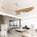 Contemporary 52 Inch Silent Reversible Ceiling Fan