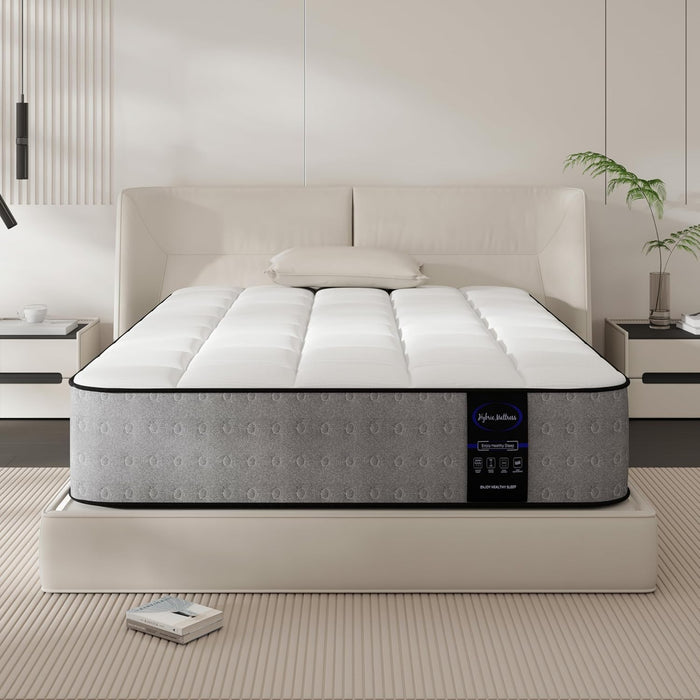 Twin Mattress, 8 Inch Hybrid Cool Memory Foam Twin Size Mattress in a Box