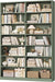 83.7" Tall Bookshelf and Bookcase,7-Tier Double Bookshelves Green