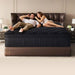 Premium 12 Inch Queen Size Mattress - Black Diamond Quilted, Individual Pocket Spring & Memory Foam Top, Luxurious Support, Pressure Relief