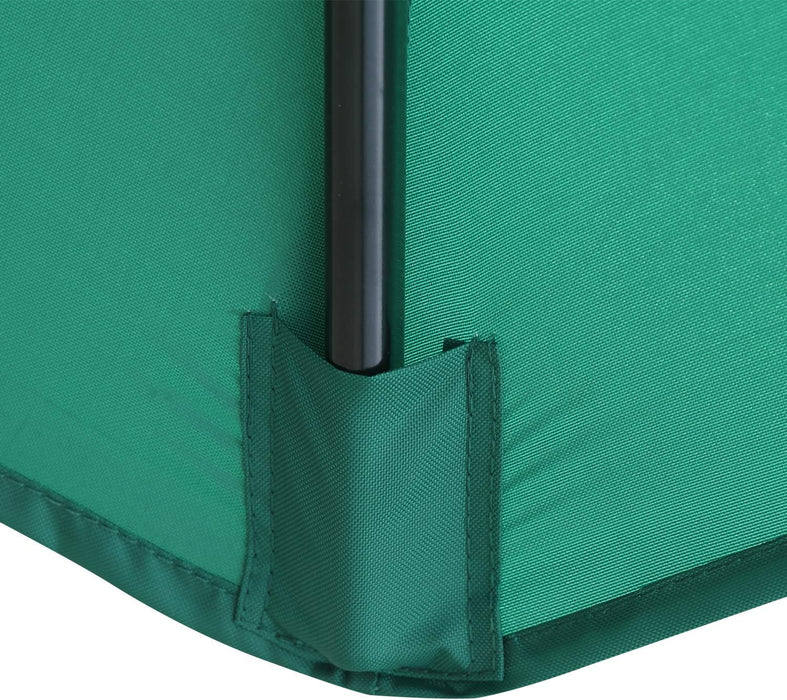 Patio Umbrella 9 Ft Replacement Canopy for 8 Ribs-Forest Green