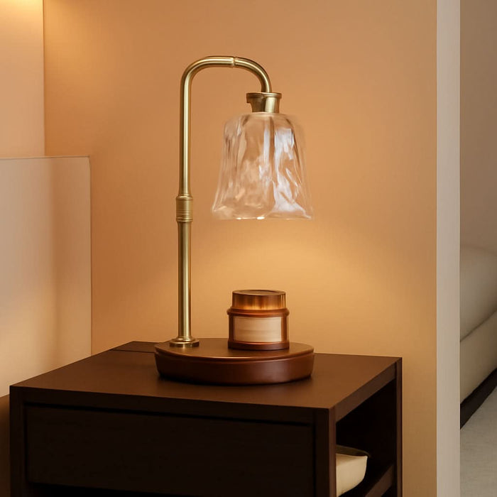 Candle Warmer Lamp with Timer Electric Candle Warmer Lamp Adjustable Height Dimmable Wax Warmer Lamp Jar Candles with 2 Bulbs for Home Decor & Office